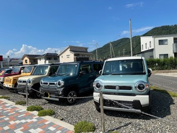 ハスラー展示車たくさんです！